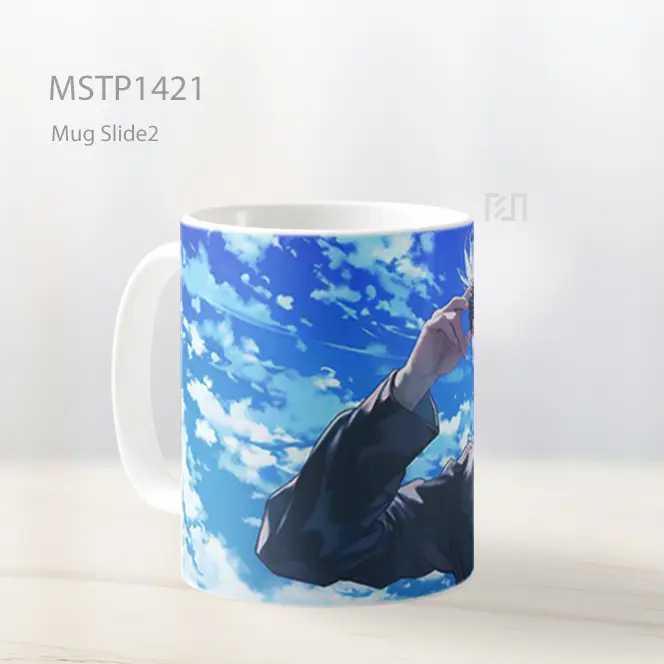 Jujutsu Kaisen Gojo Satoru Sky Blue Mug MSTP1421 - All-side / Desain