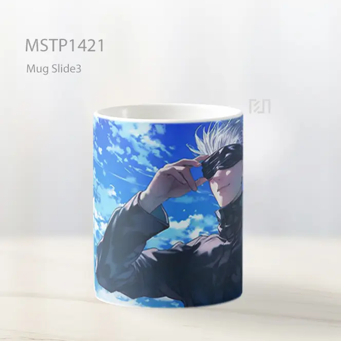 Jujutsu Kaisen Gojo Satoru Sky Blue Mug MSTP1421 - All-side / Desain