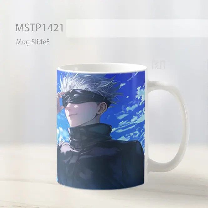 Jujutsu Kaisen Gojo Satoru Sky Blue Mug MSTP1421 - All-side / Desain