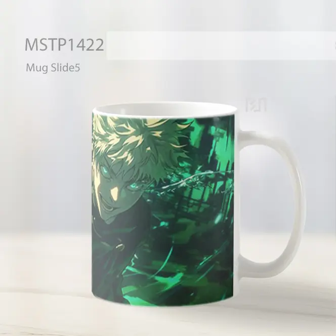 Jujutsu Kaisen Gojo Satoru Teknik Ilahi Mug MSTP1422 - All-side / Desain