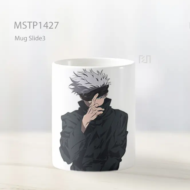 Jujutsu Kaisen Satoru Gojo Putih Mug MSTP1427 - All-side / Desain