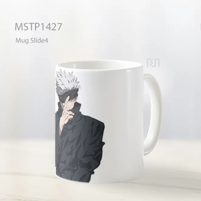 Jujutsu Kaisen Satoru Gojo Putih Mug MSTP1427