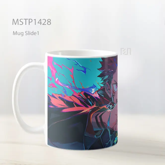 Jujutsu Kaisen Sukuna Anime Mug MSTP1428 - All-side / Desain
