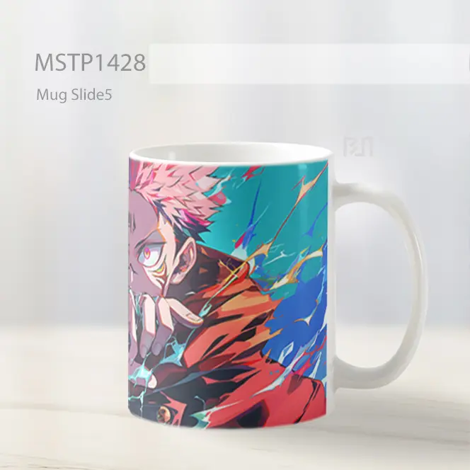 Jujutsu Kaisen Sukuna Anime Mug MSTP1428 - All-side / Desain