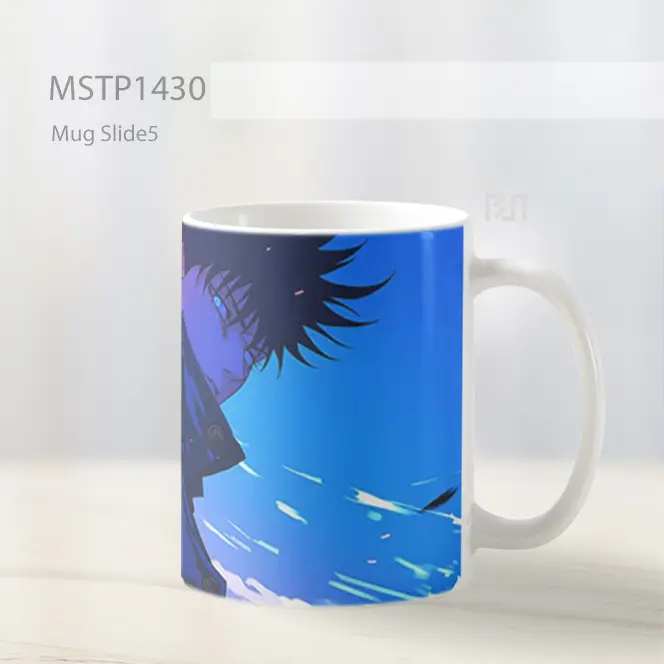 Jujutsu Kaisen Togi Fushiguro Biru Mug MSTP1430 - All-side / Desain