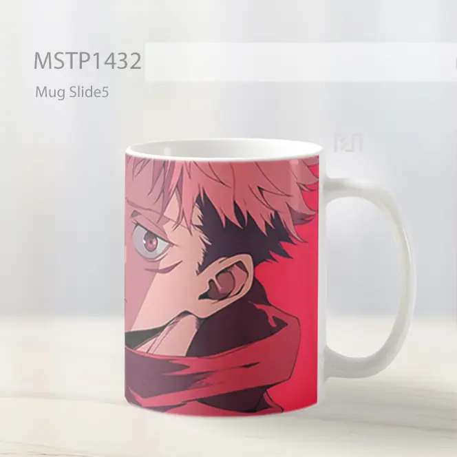 Jujutsu Kaisen Yuji Itadori Anime Mug MSTP1432 - All-side / Desain