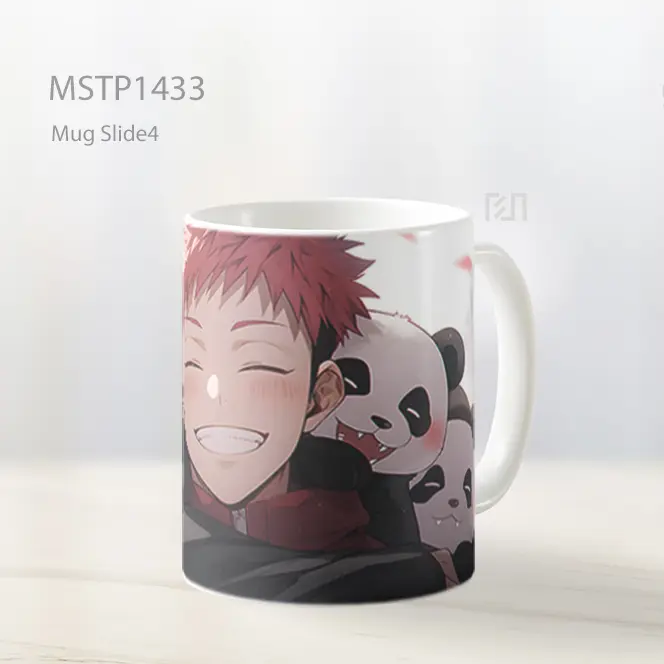 Jujutsu Kaisen Yuji Itadori Dengan Panda Mug MSTP1433