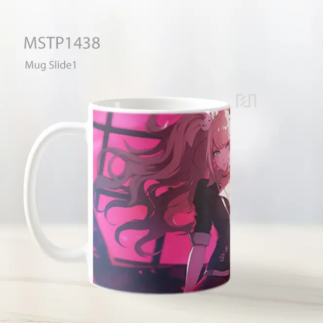 Junko Enoshima Danganronpa Latar Pink Mug MSTP1438 - All-side / Desain