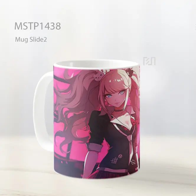 Junko Enoshima Danganronpa Latar Pink Mug MSTP1438 - All-side / Desain