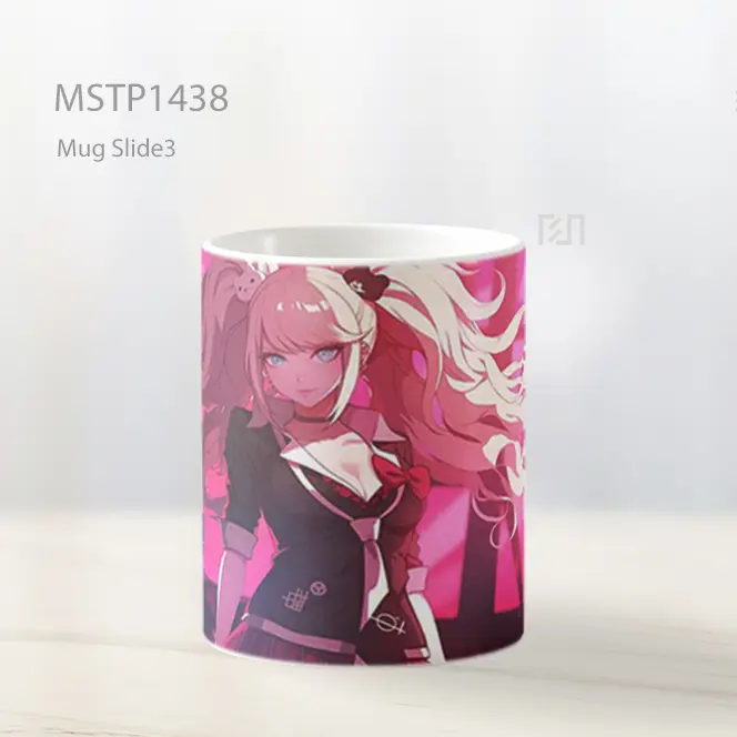 Junko Enoshima Danganronpa Latar Pink Mug MSTP1438 - All-side / Desain