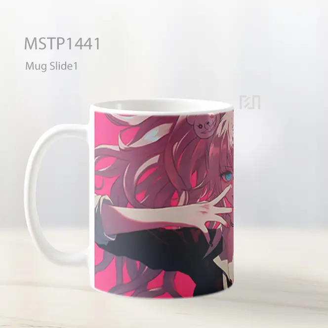 Junko Enoshima Kekacauan Pink Mug MSTP1441 - All-side / Desain