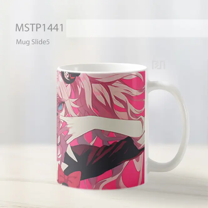 Junko Enoshima Kekacauan Pink Mug MSTP1441 - All-side / Desain