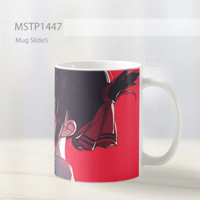 Kaguya Shinomiya Merah Mug MSTP1447 - All-side / Desain