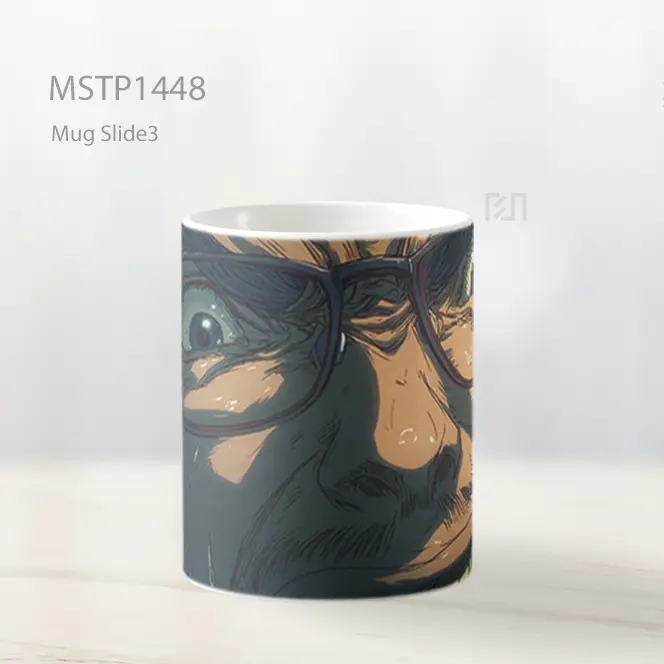 Kaji Yuki Wajah Ketakutan Mug MSTP1448 - All-side / Desain