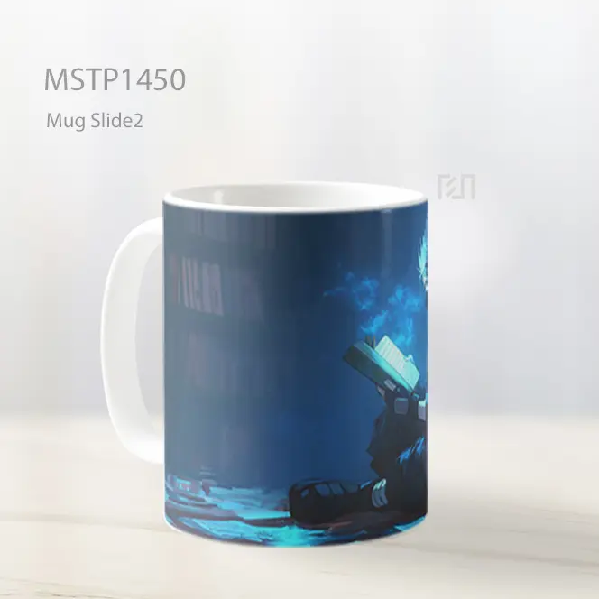 Kakashi Baca Buku Ajaib Mug MSTP1450 - All-side / Desain