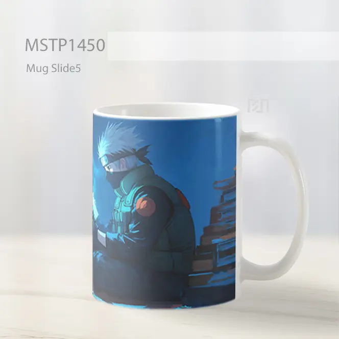 Kakashi Baca Buku Ajaib Mug MSTP1450 - All-side / Desain