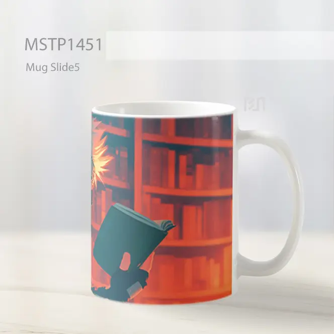 Kakashi Baca Santai Mug MSTP1451 - All-side / Desain