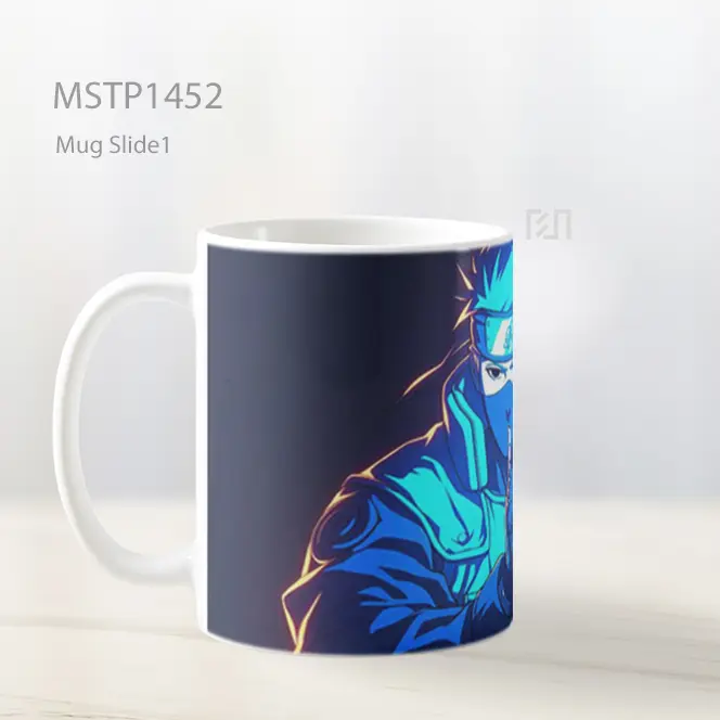 Kakashi Biru Neon Mug MSTP1452 - All-side / Desain
