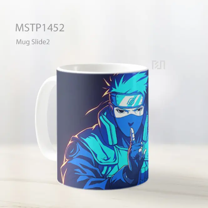 Kakashi Biru Neon Mug MSTP1452 - All-side / Desain