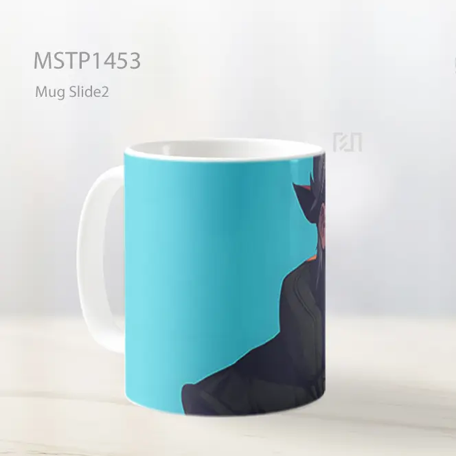 Kakashi Dengan Latar Biru Mug MSTP1453 - All-side / Desain