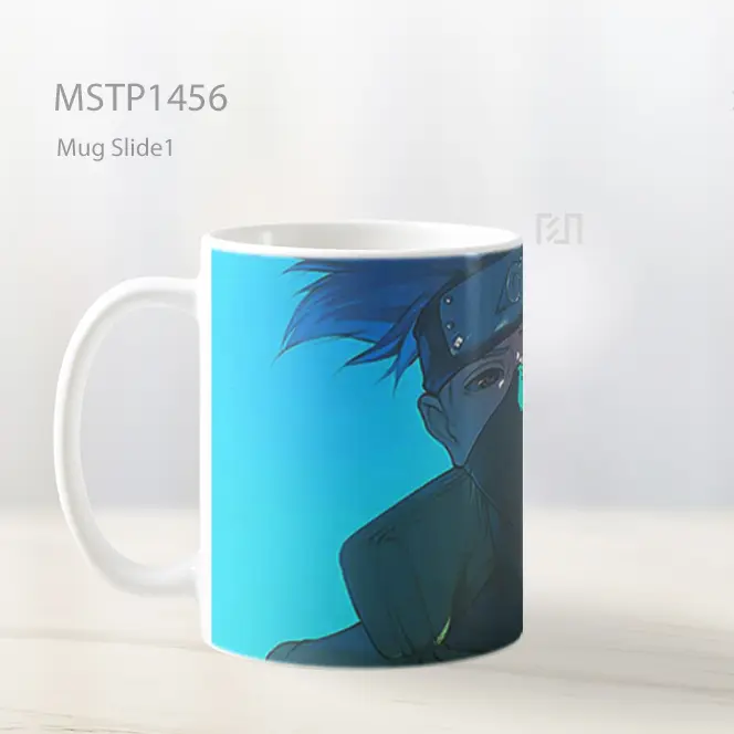 Kakashi Hatake Art Style Naruto Mug MSTP1456 - All-side / Desain