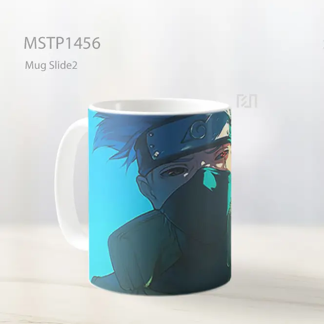 Kakashi Hatake Art Style Naruto Mug MSTP1456 - All-side / Desain