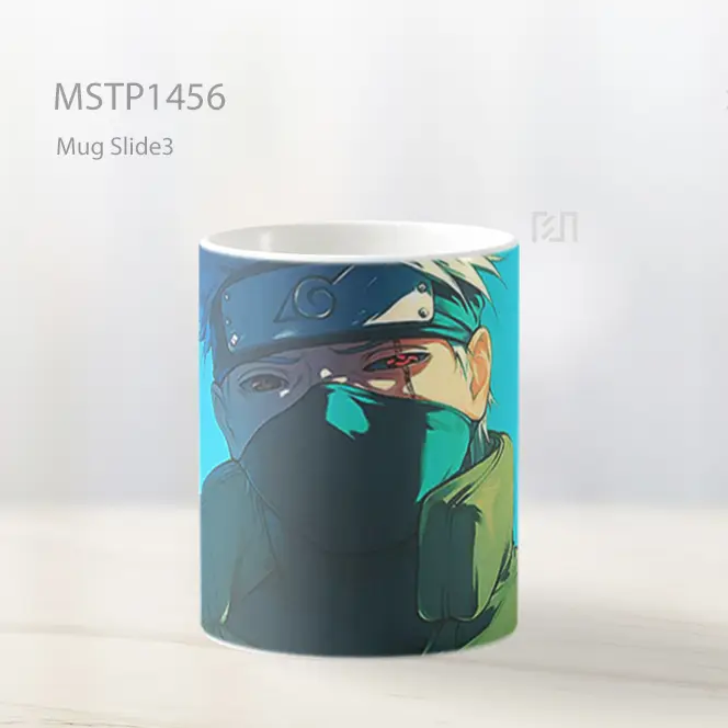 Kakashi Hatake Art Style Naruto Mug MSTP1456 - All-side / Desain