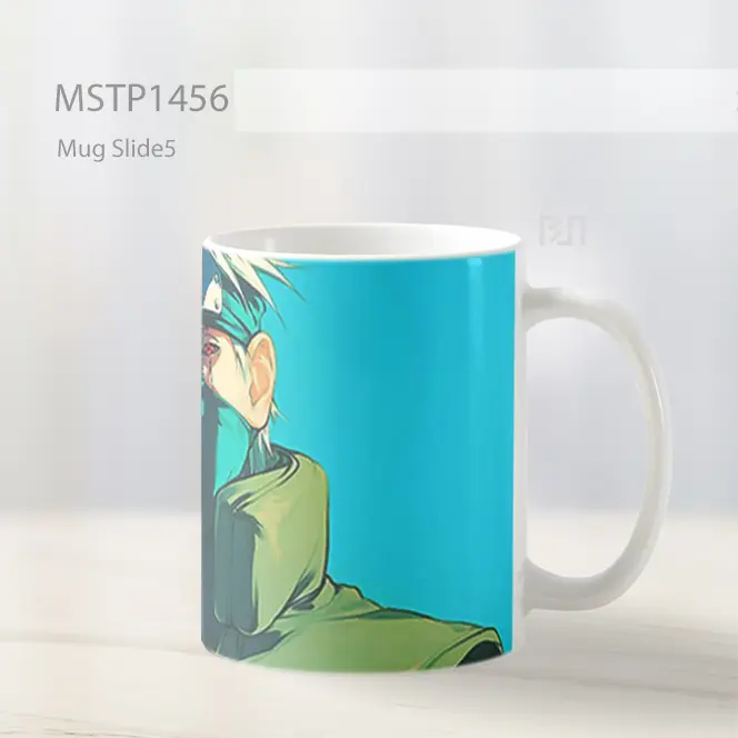Kakashi Hatake Art Style Naruto Mug MSTP1456 - All-side / Desain