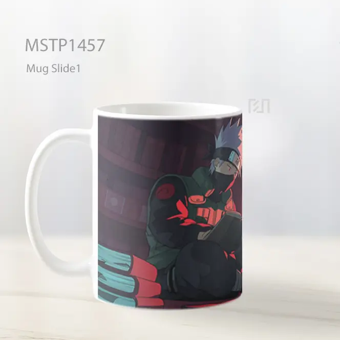 Kakashi Hatake Baca Buku Kartun Mug MSTP1457 - All-side / Desain