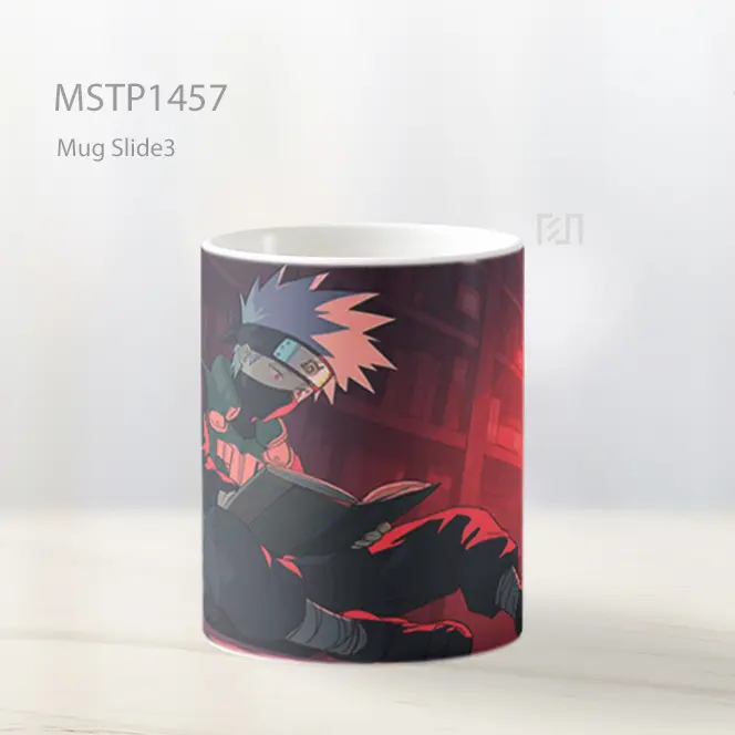 Kakashi Hatake Baca Buku Kartun Mug MSTP1457 - All-side / Desain