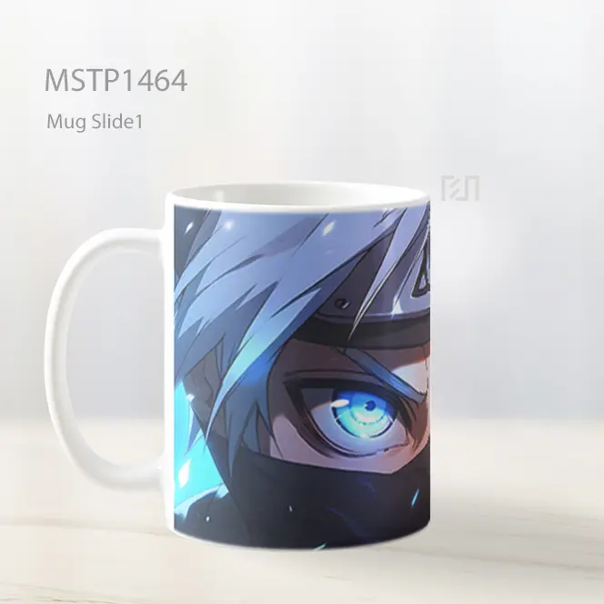 Kakashi Hatake Mata Biru Ungu Mug MSTP1464 - All-side / Desain