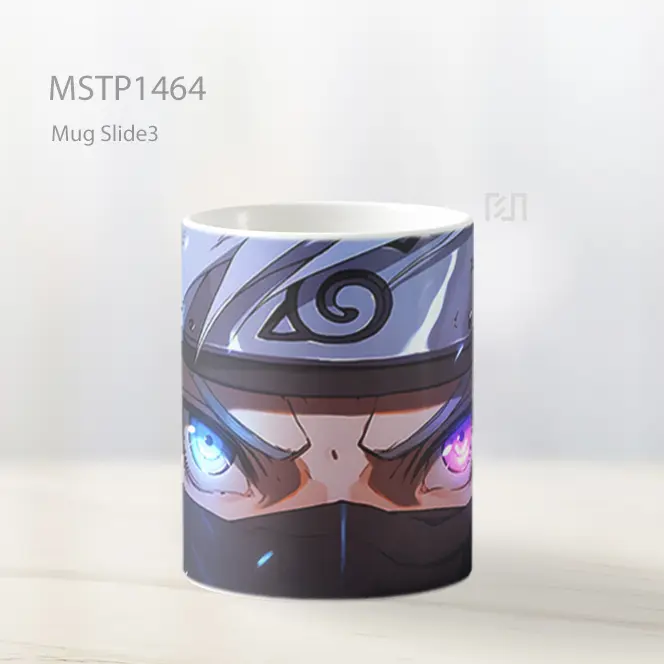 Kakashi Hatake Mata Biru Ungu Mug MSTP1464 - All-side / Desain