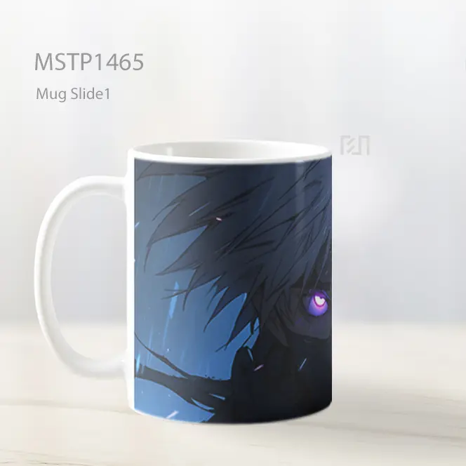 Kakashi Hatake Mata Ungu Bersinar Mug MSTP1465 - All-side / Desain