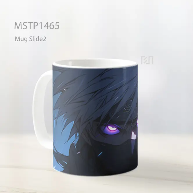 Kakashi Hatake Mata Ungu Bersinar Mug MSTP1465 - All-side / Desain