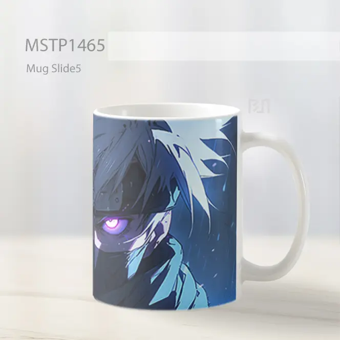 Kakashi Hatake Mata Ungu Bersinar Mug MSTP1465 - All-side / Desain