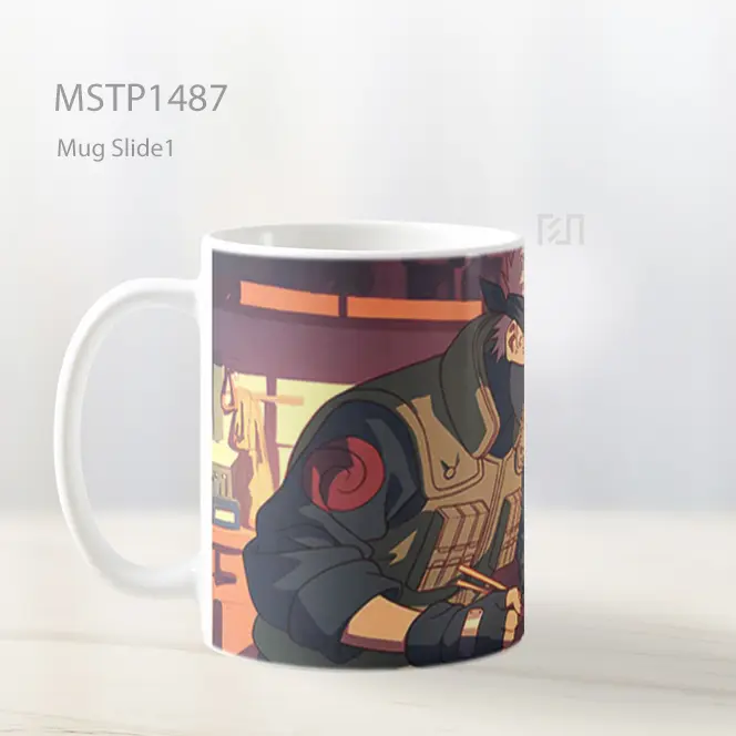 Kakashi Ramen Art Mug MSTP1487 - All-side / Desain