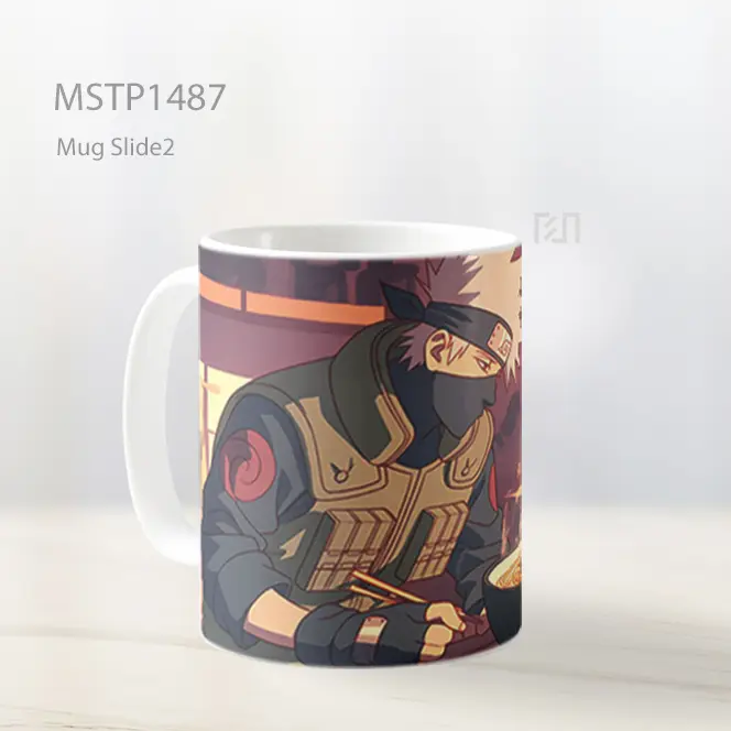 Kakashi Ramen Art Mug MSTP1487 - All-side / Desain