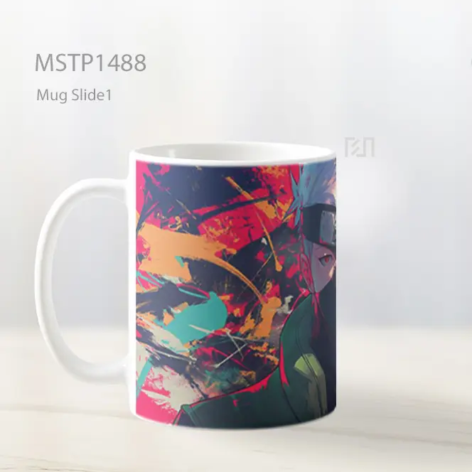 Kakashi Sharingan Seni Kota Mug MSTP1488 - All-side / Desain