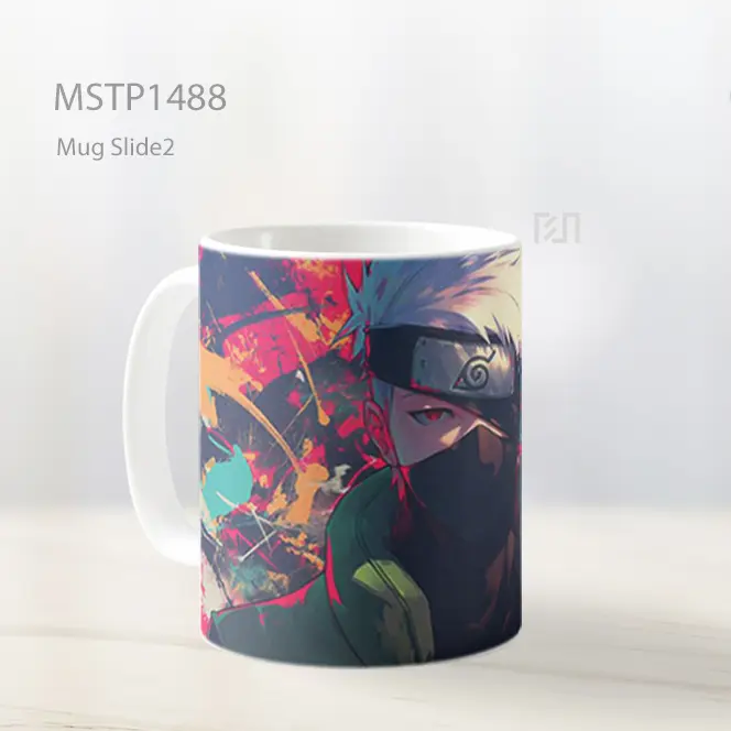 Kakashi Sharingan Seni Kota Mug MSTP1488 - All-side / Desain