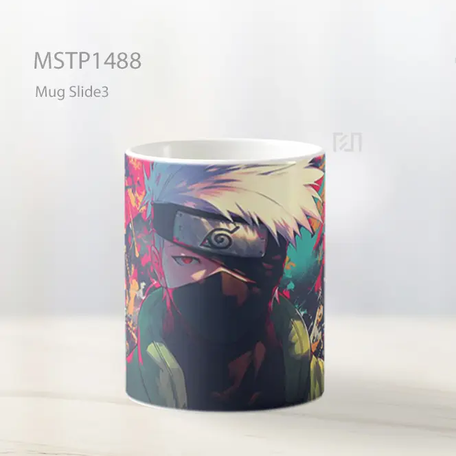 Kakashi Sharingan Seni Kota Mug MSTP1488 - All-side / Desain
