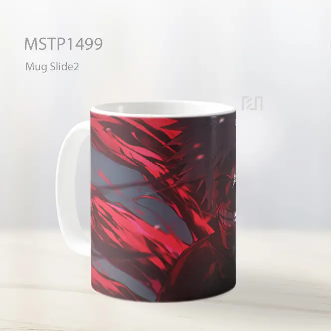 Kaneki Ken Half Ghoul Glowing Merah Mug MSTP1499 - All-side / Desain