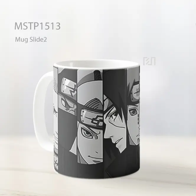 Karakter Naruto Hitam Putih Mug MSTP1513 - All-side / Desain