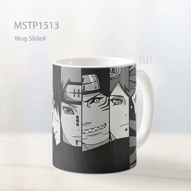 Karakter Naruto Hitam Putih Mug MSTP1513