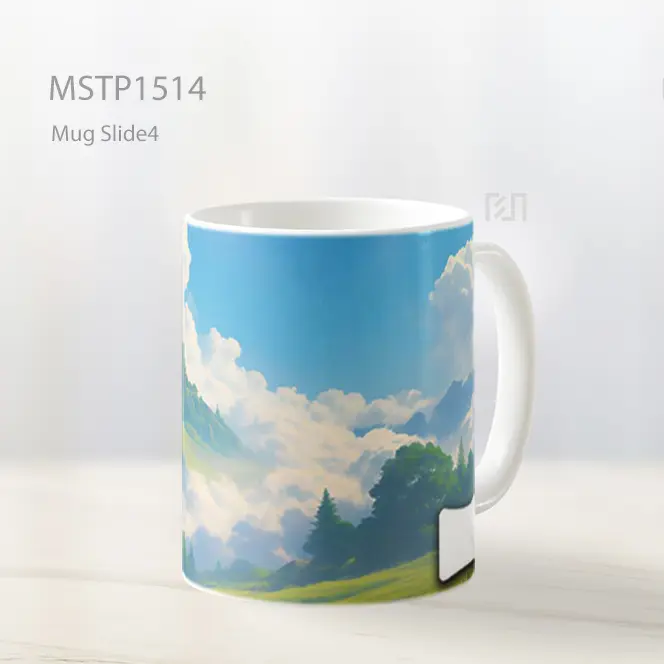 Kastil Jepang Tenang Ghibli Ultrawide Mug MSTP1514