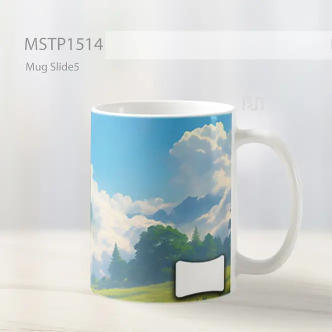 Kastil Jepang Tenang Ghibli Ultrawide Mug MSTP1514 - All-side / Desain