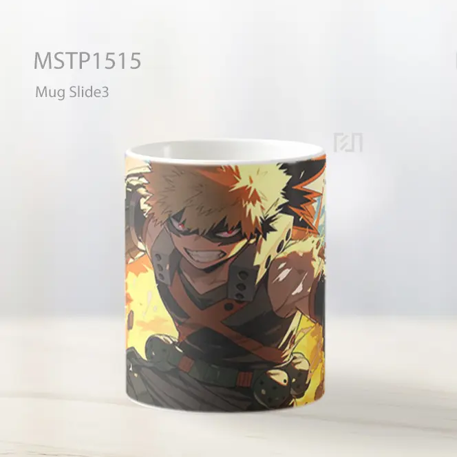 Katsuki Bakugo Aksi Ledakan Hero Academia Mug MSTP1515 - All-side / Desain