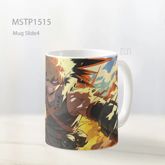 Katsuki Bakugo Aksi Ledakan Hero Academia Mug MSTP1515