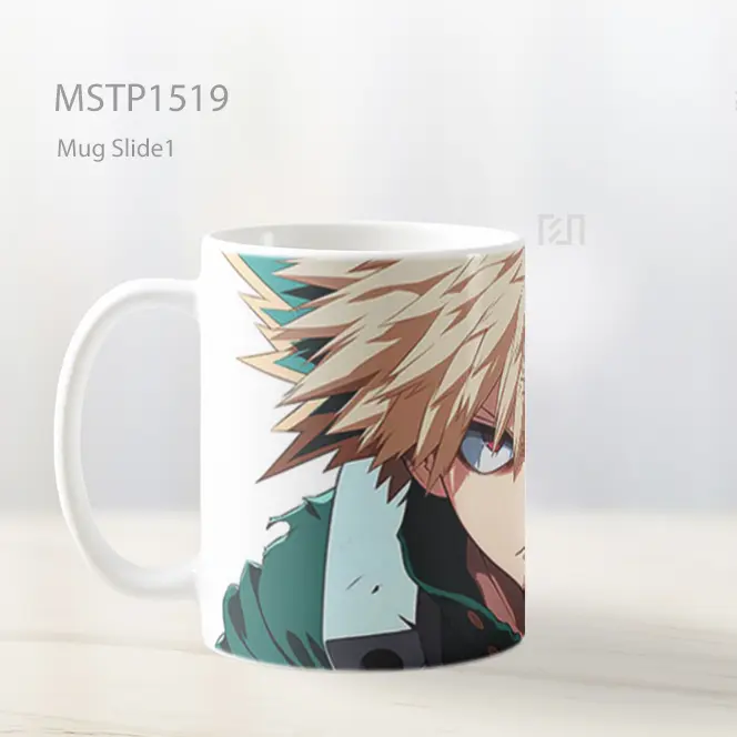 Katsuki Bakugo Tatapan Intens Hero Academia Mug MSTP1519 - All-side / Desain