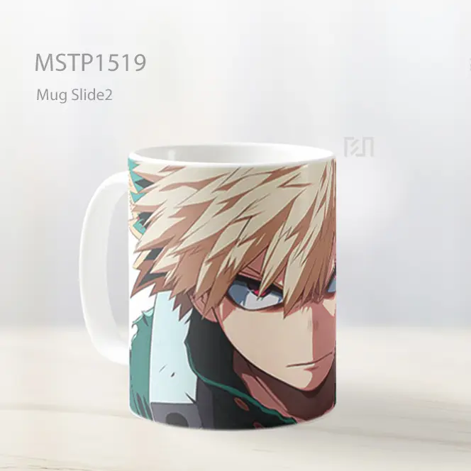 Katsuki Bakugo Tatapan Intens Hero Academia Mug MSTP1519 - All-side / Desain