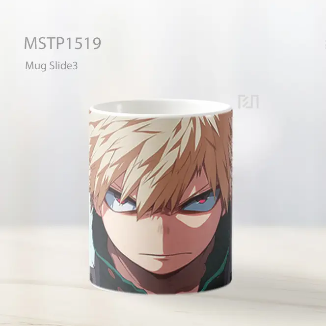 Katsuki Bakugo Tatapan Intens Hero Academia Mug MSTP1519 - All-side / Desain